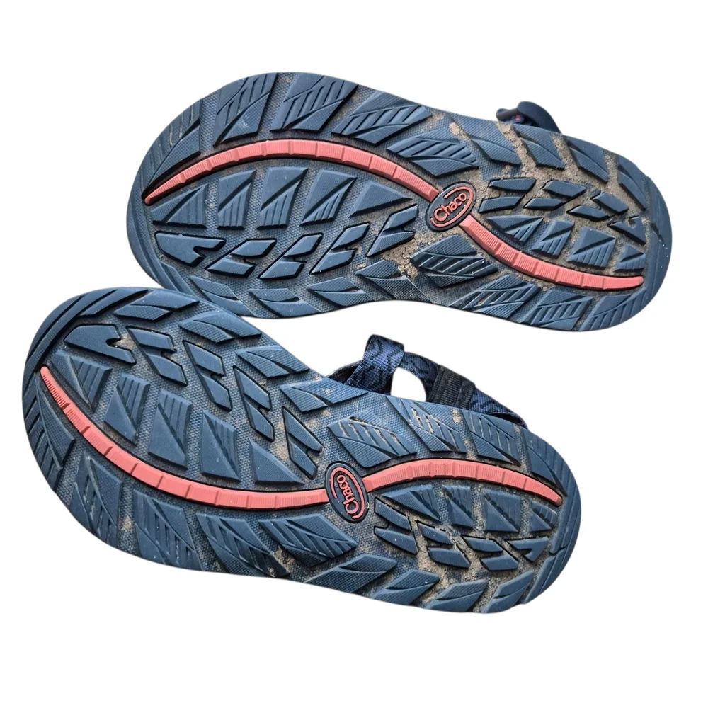 Chaco Blue and Black Sandals mens‎ sandals 8
